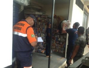Imagem da notícia - Famílias afetadas no Alto Solimões começam a receber ajuda humanitária do Governo do Estado e novo município entra em Emergência na região