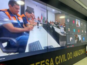 Imagem da notícia - Defesa Civil do Amazonas destaca prognósticos, planos e sistema de proteção em reunião com gestores municipais